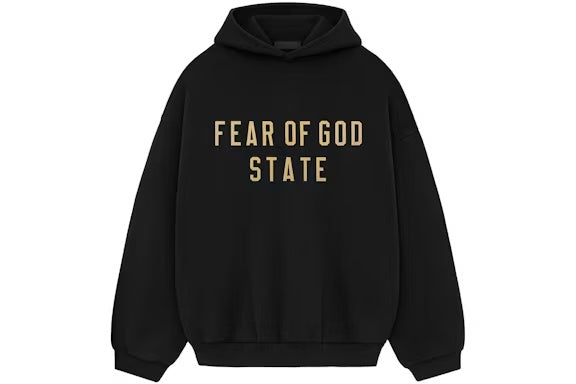Essentials FW24 FOG State Black Hoodie