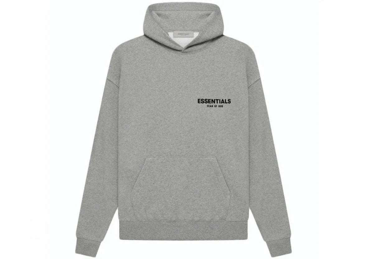 Essentials Dark Oatmeal Hoodie